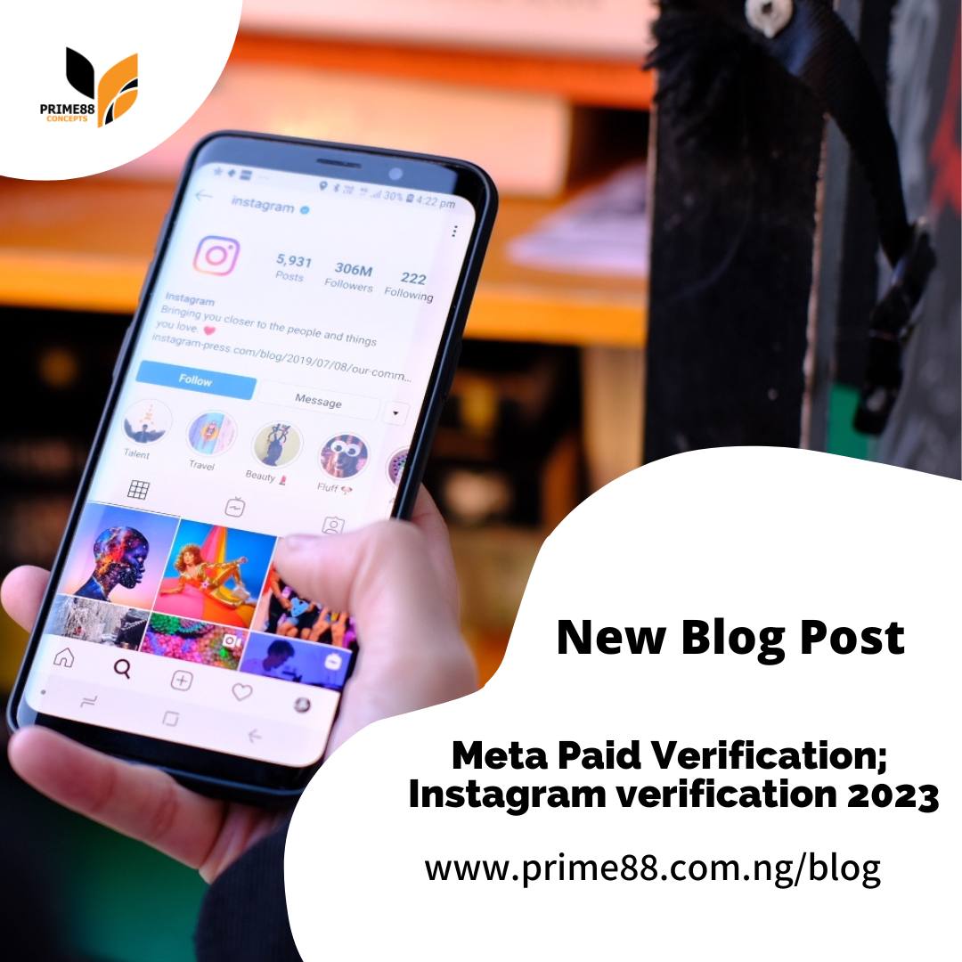 Meta Paid Verification; Instagram verification 2023